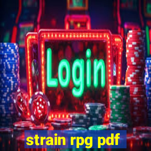 strain rpg pdf